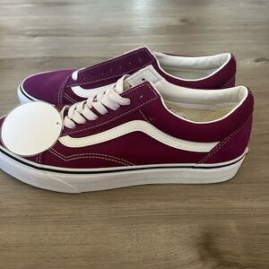 New shoes vans dark purple